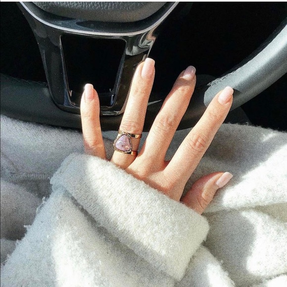 Boho Resin Stone Ring - Picture 2 of 2